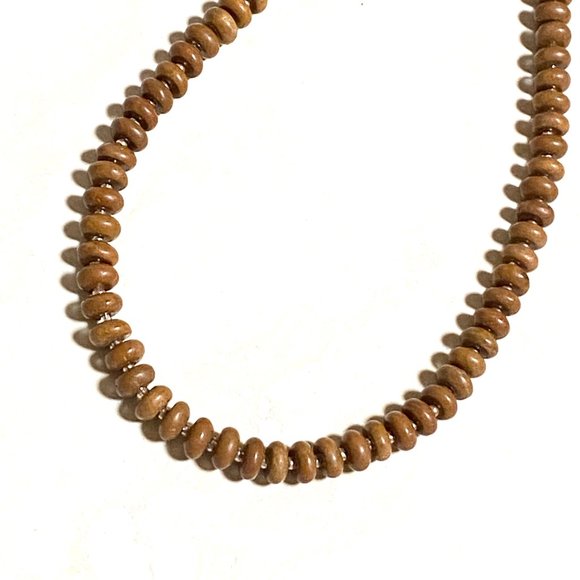 Jasper Stone Beaded Necklace, Genuine Gemstone Stackable Layering Necklace - Picture 4 of 8